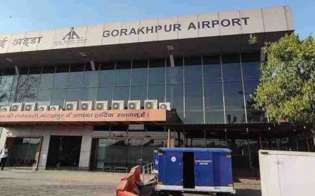 गोरखपुर एयरपोर्ट से 6 उड़ानें देरी से पहुंचीं:भारी बरसात से दो हवाई सेवाएं रद्द की, भोपाल डायवर्ट हुई मुंबई की फ्लाइट