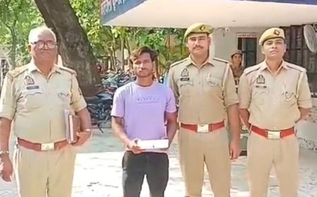 रेलवे स्टेशन पर मोबाइल चोरी करते ग्रामीणों ने पकड़ा:आरोपी के खिलाफ लूट, डकैती समेत 7 मुकदमे पहले से हैं दर्ज