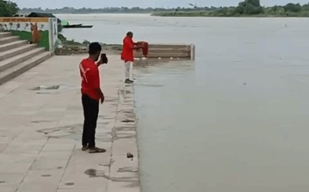 सरयू, रोहिन खतरे के निशान से ऊपर पहुंची:दोपहर बाद कई गांव पानी से घिरे; लोग सुरक्षित स्थान पर जा रहे