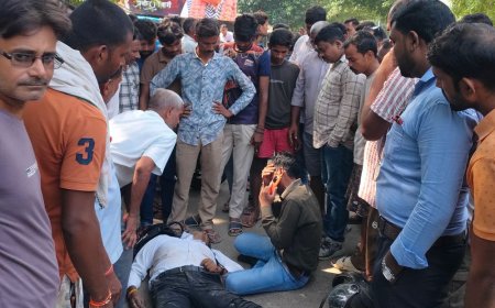 प्रतापगढ़ में बोलेरो की टक्कर से रिटायर्ड एयरफोर्स-कर्मी की मौत:राहा टीकर चौराहे पर बैंक जाते समय हुआ हादसा, चालक मौके से फरार