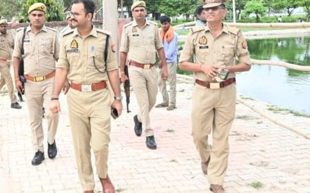 गणपति विसर्जन और गंगा स्नान को लेकर पुलिस अलर्ट:SP ग्रामीण ने घाटों का जायजा लिया, बोले- श्रद्धालुओं को न हो कोई परेशानी