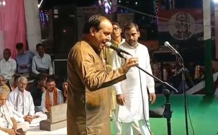 हाथरस के दाऊजी मेले में विराट रसिया दंगल शुरू:सांसद ने किया शुभारंभ, सोमवार सुबह तक चला कार्यक्रम