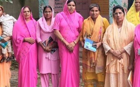 शाहपुर में आंगन उत्सव कार्यक्रम आयोजित:आंगनबाड़ी केंद्रों केंद्रों पर गोद भराई, गर्भवती महिलाओं को बांटी पोषण किट