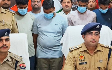 पहलवान ब्रह्मानंद यादव हत्याकांड का खुलासा, पांच आरोपी गिरफ्तार:संतकबीरनगर में प्रधानी के चुनाव से चल रहा था विवाद, गैंती और मिर्च पाउडर बरामद