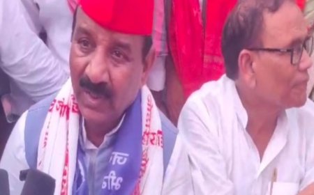 सुल्तानपुर पहुंचे सपा प्रदेश अध्यक्ष श्याम लाल पाल:बोले- ईवीएम से जीतकर ईवीएम को हराएंगे, चुनाव आयोग की ‘चोरी’ खुल गई