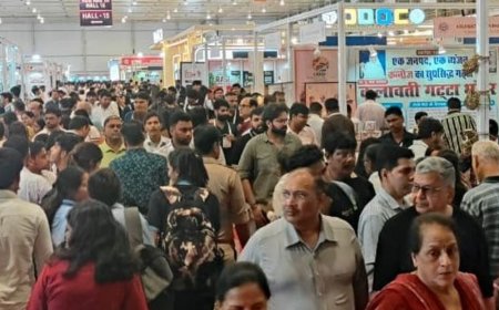 यूपी इंटरनेशनल ट्रेड शो में 5,500 करोड़ के समझौते हुए:12,500 करोड़ की कारोबारी पूछताछ, 5.48 लाख से ज्यादा लोग पहुंचे
