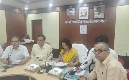 मेरठ में CCSU में 26-27 सितंबर को होगी ज्ञानसभा-2026:शिक्षा और रोजगार जैसे मुद्दों पर 7 सेशन में होगी चर्चा, 35 से ज्यादा कुलपति करेंगे मंथन