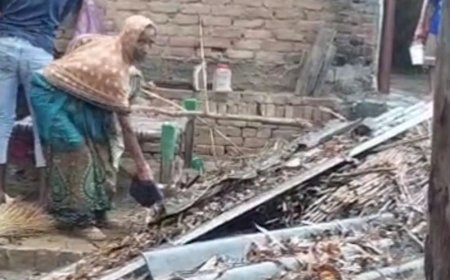 बदायूं में 40 घंटे से ज्यादा बारिश से जनजीवन अस्त-व्यस्त:सैकड़ों पेड़ गिरे, दर्जनों पोल ढहे; बिजली संकट गहराया, गांवों में कच्चे मकान ढहे