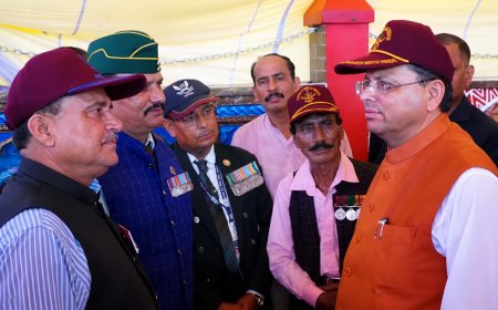 बनबसा में शहीद स्मारक का लोकार्पण, धामी ने वीर जवानों को किया नमन