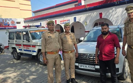 टोल प्लाजा के पास चलती कार से स्टंट:पुलिस ने कार मालिक को किया गिरफ्तार, गाड़ी सीज