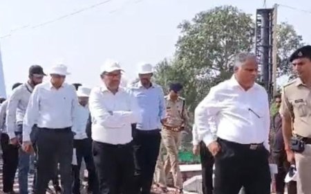 मथुरा-भूतेश्वर रेलखंड पर नई लाइनों का गहन निरीक्षण:स्पीड ट्रायल भी हुआ, रेल संरक्षा आयुक्त ने व्यवस्था देखी