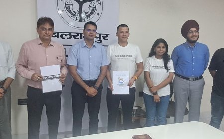 रेहरा के आंगनबाड़ी केंद्रों में बच्चों को मिलेगा पौष्टिक भोजन:बलरामपुर में 21 पंचायतों के 60 केंद्रों पर 4 हजार बच्चों को फायदा