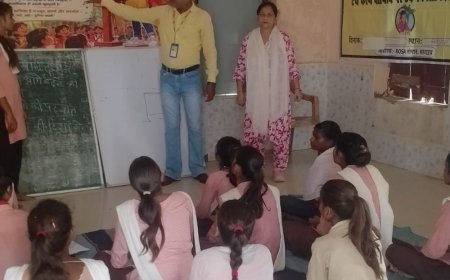 किशुनपुर मीठा के स्कूल में मनाया 'मीना दिवस':बालिकाओं को बाल अधिकारों और सुरक्षा के प्रति किया जागरूक