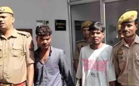 स्कूटी की डिग्गी में तमंचे लेकर घूम रहे दो गिरफ्तार:कानपुर में चेकिंग के दौरान पुलिस को देख भागे, घेराबंदी कर दबोचा