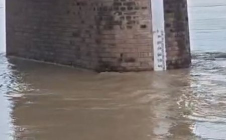 बलरामपुर में लगातार बारिश से राप्ती का जलस्तर बढ़ा:अगले 3 घंटे तेज हवाएं चलेंगी, बिजली गिरने का भी अलर्ट जारी