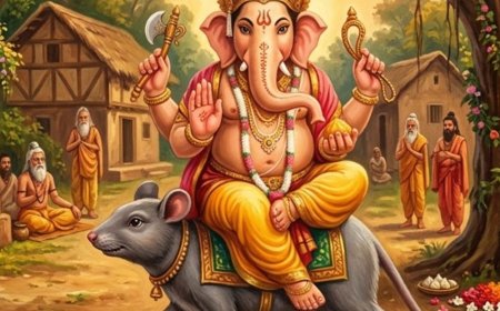 गणेश उत्सव 25 सितंबर तक:क्या आप जानते हैं भगवान गणेश का वाहन मूषक कैसे बना? सफलता के सूत्र सिखाती है गणेश जी और मूषक की कथा