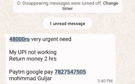काजल निषाद के WhatsApp से मांगे 48 हजार:मैसेज में लिखा- UPI काम नहीं कर रहा, 2 घंटे में लौटा दूंगा; बोलीं- अकाउंट हैक हुआ