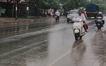 घने बादल छाए, ठंडी हवाओं के बाद शुरू बारिश:हाथरस में 7 डिग्री गिरा तापमान, गर्मी से राहत