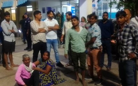 अमेठी के अस्पताल में महिला की मौत:देरी से जांच कराने का आरोप, अस्पताल में जमकर हंगामा