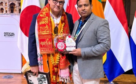 कानपुर के डॉ. सुधीर द्विवेदी बने अंतरराष्ट्रीय चेयरपर्सन:वैश्विक सम्मेलन में मिला सम्मान, वैज्ञानिक सत्र का किया संचालन