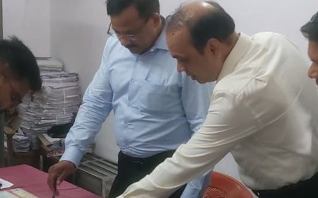 नानपारा तहसील में दो माह से लंबित मिलीं आख्याएं:डीएम ने तत्काल भेजने के दिए निर्देश, काम में पारदर्शिता पर जताई खुशी
