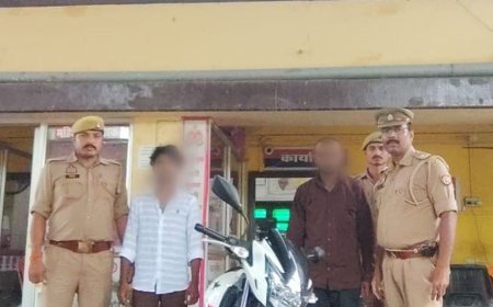 मऊ में अनीश हत्याकांड के 2 और आरोपी गिरफ्तार:वारदात में इस्तेमाल बाइक बरामद, बारात में मारपीट के बाद बनाया प्लान