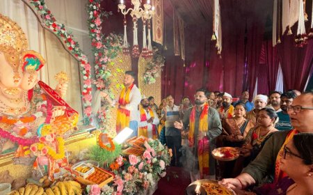 लालबाग गणेश पंडाल में कलाकारों ने दीं धार्मिक प्रस्तुतियां:भद्रकाली, महाकाल और नरसिंह अवतार देख भक्ति में डूबे श्रद्धालु; आज होगा विसर्जन