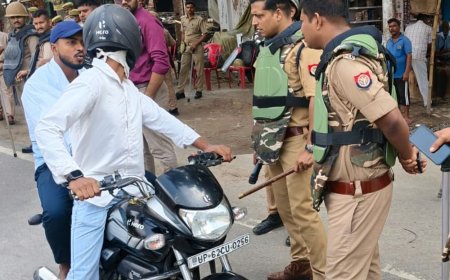 वाराणसी के ढेरही टोल पर किसानों का प्रदर्शन-हंगामा:1000 पुलिसकर्मियों की तैनाती से हाईवे बना छावनी, हिरासत में लिए कई किसान