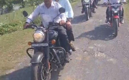 गोंडा में घाघरा-सरयू के बढ़ते जलस्तर से तटबंधों पर खतरा:अफसरों ने बुलेट से 40 किमी तक किया निरीक्षण; 24 घंटे निगरानी के निर्देश