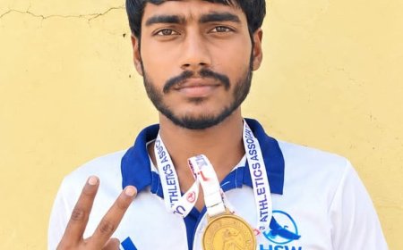 अयोध्या के श्याम किशन की उपलब्धि:अंडर-23 एथलेटिक्स प्रतियोगिता की मैराथन में स्वर्ण पदक जीता