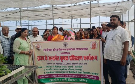 कानपुर में शैक्षिक भ्रमण:50 से अधिक प्रशिक्षणार्थियों ने सीखी सब्जी-मसाला उत्पादन तकनीक