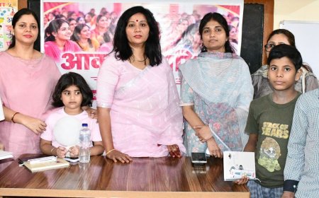 आकांक्षा समिति की अध्यक्ष बाल गृह पहुंचीं:बच्चों को बांटी पठन सामग्री, फल और पेय पदार्थ; 56 बच्चे हैं आवासित