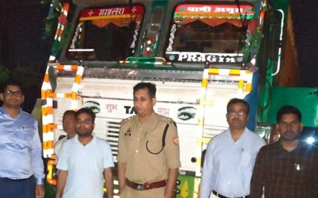 जालौन में अवैध खनन के खिलाफ कार्रवाई,23 वाहन चेक किए:बिना वैध कागजात मौरम ले जा रहे 2 वाहन पकड़े, दोनों पर 2.21 लाख रुपए का जुर्माना
