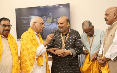राममंदिर CEO ने रामकथा संग्रहालय का निरीक्षण किया:संग्रहालय,वीथिकाओं की परिकल्पना, कथात्मकता और उद्देश्यों की विस्तार से जानकारी ली