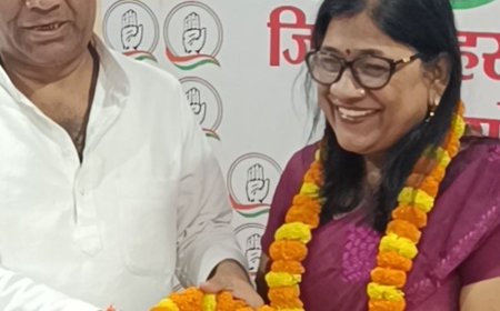 सोनभद्र की संगीता श्रीवास्तव बनीं कांग्रेस प्रदेश कोआर्डिनेटर:पार्टी पदाधिकारियों ने खुशी जताई, संगठन को मजबूत करने की बात कही