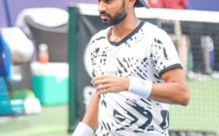 भारतीय टेनिस खिलाड़ी परिक्षित सोमानी पर 4 साल का बैन:डोप टेस्ट में ट्रिमेटाजिडाइन मिला, दूषित खाने की दलील खारिज