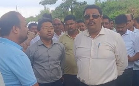 नरायणी नदी का जलस्तर बढ़ा, कुशीनगर के गांवों में बाढ़:1400 परिवार प्रभावित, 600 तटबंध पर शिफ्ट; डीएम ने किया निरीक्षण