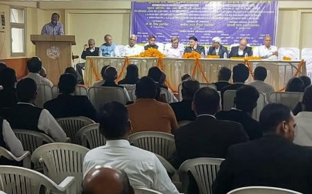 गांधी भवन में आरक्षण व कॉलेजियम पर संगोष्ठी:डॉ. आंबेडकर के संघर्षों व सामाजिक प्रतिनिधित्व पर चर्चा की