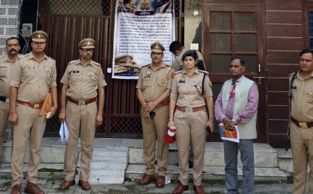 सिरसली प्रधान हत्याकांड के आरोपी के दादा का मकान कुर्क:गैंगस्टर एक्ट के तहत हरिद्वार में बिनौली पुलिस ने की कार्रवाई, 1.5 करोड़ है कीमत