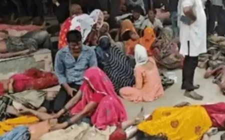 सत्संग भगदड़ मामले में महिला कांस्टेबल की गवाही:बोलीं- चरण रज लेने के दौरान हुआ था हादसा, कोर्ट में अगली सुनवाई 1 अक्टूबर को