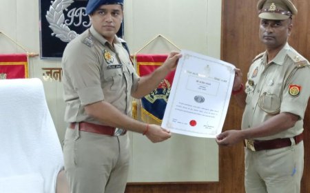 श्रावस्ती के छह पुलिसकर्मियों को उत्कृष्ट सेवा पदक मिले:डीजीपी- गृह मंत्रालय ने दिए पदक, साथी पुलिस कर्मियों को बेहतर कार्य की मिली प्रेरणा