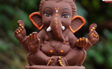 दैनिक भास्कर का 'मिट्टी के गणेश' अभियान:देश की मिट्टी से ही बने हों मंगलमूर्ति, घर में ही विसर्जन करें