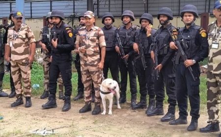 वाराणसी एयरपोर्ट पर अचानक बजा अलार्म, जवानों ने घेरा ATC:मॉक ड्रिल में CISF-ATS के साथ पुलिस रही मुस्तैद
