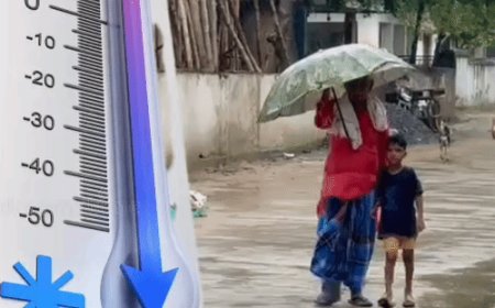 गोरखपुर में 24 घंटे में 43.4 MM बारिश:12वीं तक स्कूल बंद, 19 साल का रिकॉर्ड टूटा; 2007 में 23.5°C तापमान था