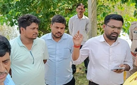नहर का बंधा कटा, घरों में पानी घुसने की आशंका:सीतापुर में अधिकारियों ने जेसीबी से बंद कराया बंधा, जर्जर बंधे को दुरुस्त कराने का ग्रामीणों को मिला आश्वासन