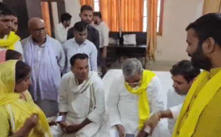 आजमगढ़ में मंत्री ओमप्रकाश राजभर के धरने का दिखा असर:बिजली विभाग ने एसडीओ प्रवीण कुमार का तत्काल किया ट्रांसफर