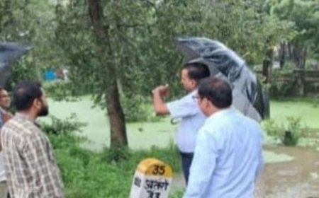 चित्रकूट कर्वी-बांदा मार्ग पर बनेगा 180 मीटर नाला:जलभराव की समस्या से मिलेगी राहत, 24.98 लाख रुपए होंगे खर्च