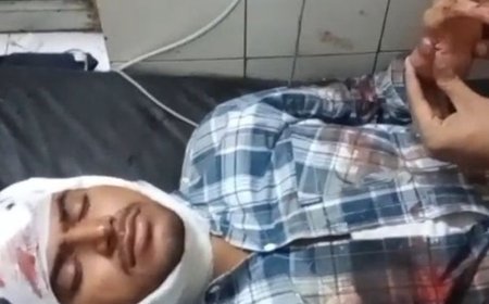 गोंडा में मीडियाकर्मी पर जानलेवा हमला:दीवानी कचहरी गेट के पास चाय पीते समय दबंगों ने सिर फोड़ा, मेडिकल कॉलेज में भर्ती