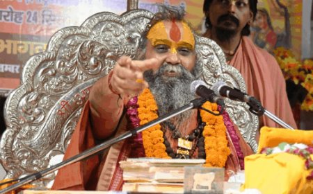 गोसेवा से श्रीकृष्ण की प्राप्ति संभव:श्रीमद्भागवत कथा में बोले स्वामी राजेंद्रदास; 5वें दिन किया लव-कुश के नामकरण का वर्णन