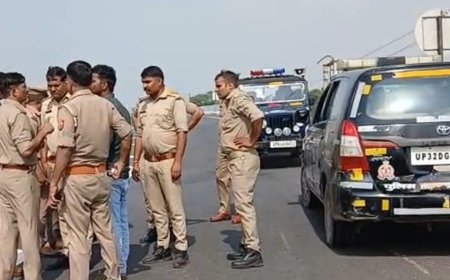 मथुरा में युवक से 7 लाख की लूट:हाईवे पर बाइक सवार बदमाशों ने तमंचा दिखाकर डराया; पुलिस मामला संदिग्ध मान रही